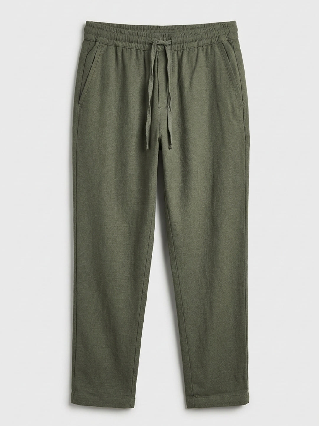 Men's Olive 1 100% Cotton Regular Fit Pant