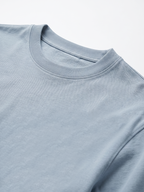 Men's Blue 100% Organic Cotton Regular Fit Tshirt
