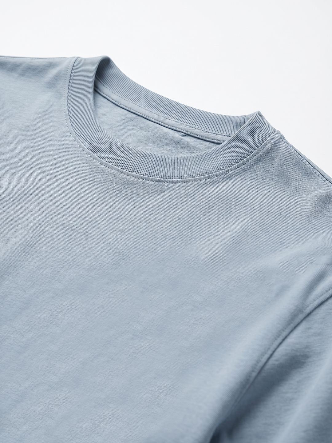 Men's Blue 100% Organic Cotton Regular Fit Tshirt