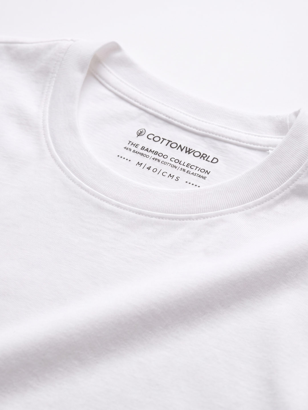 Men's Bamboo Regular Fit Tshirt White
