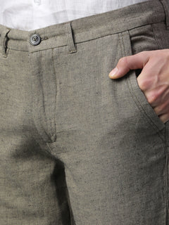 Men’s Cotton Linen Slim Fit Pant Avenue