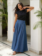 Women's Denim 100% Tencel Regular Fit Culotte