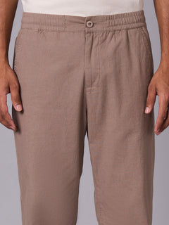 Men’s Cotton Linen Regular Fit Pant Avenue