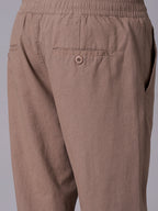 Men's Avenue Cotton Linen Regular Fit Pant