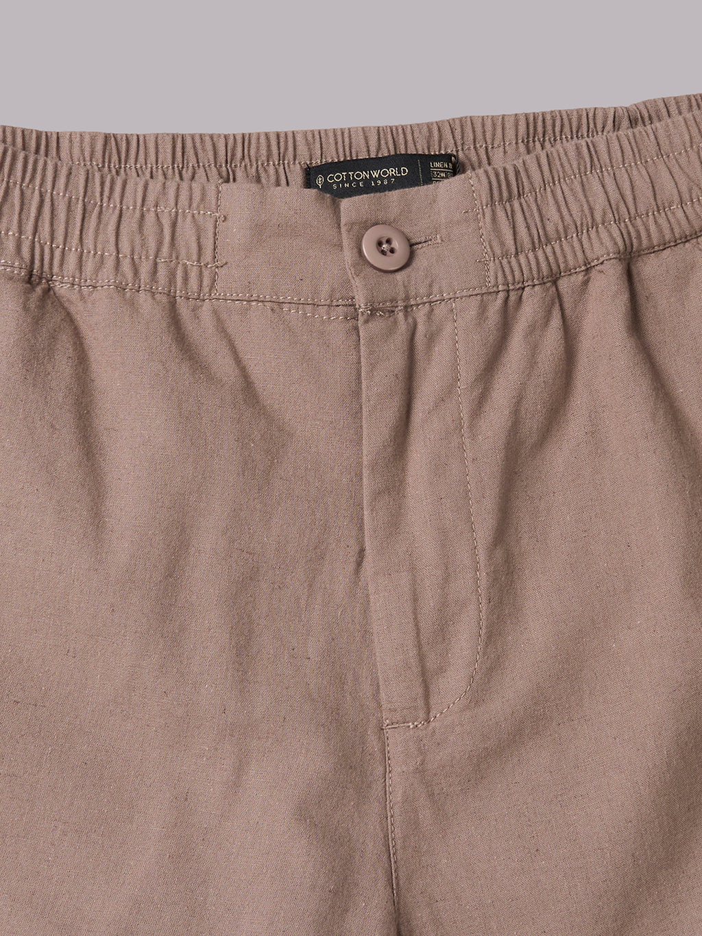Men's Avenue Cotton Linen Regular Fit Pant