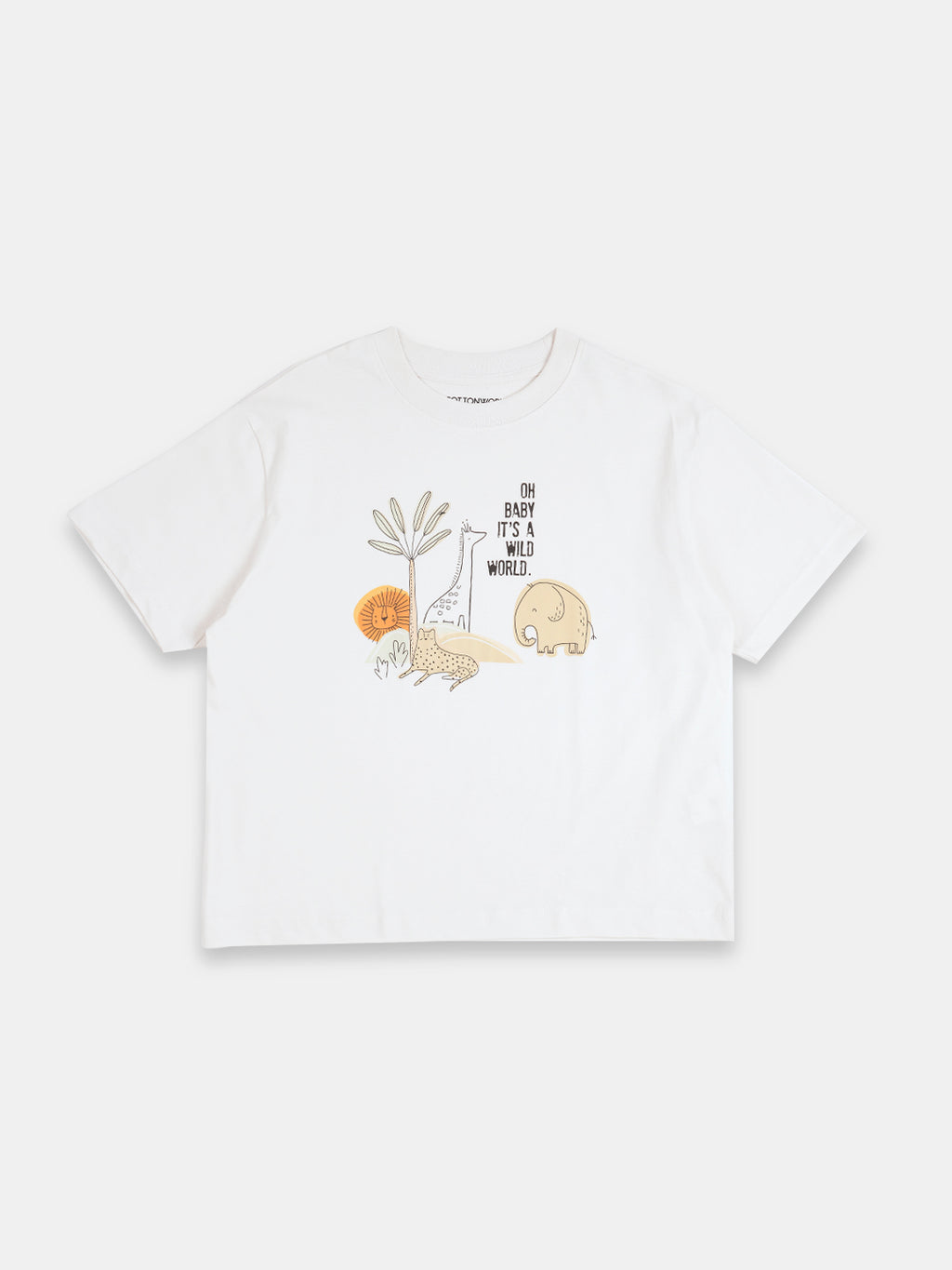 Women's 100% Organic Cotton Regular Fit Tshirt Natural