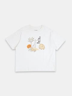Women's 100% Organic Cotton Regular Fit Tshirt Natural