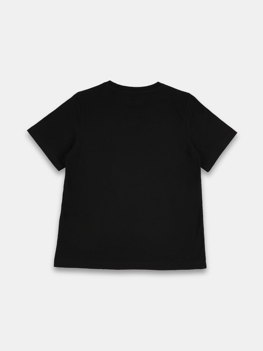 Women's Black 100% Organic Cotton Regular Fit Tshirt