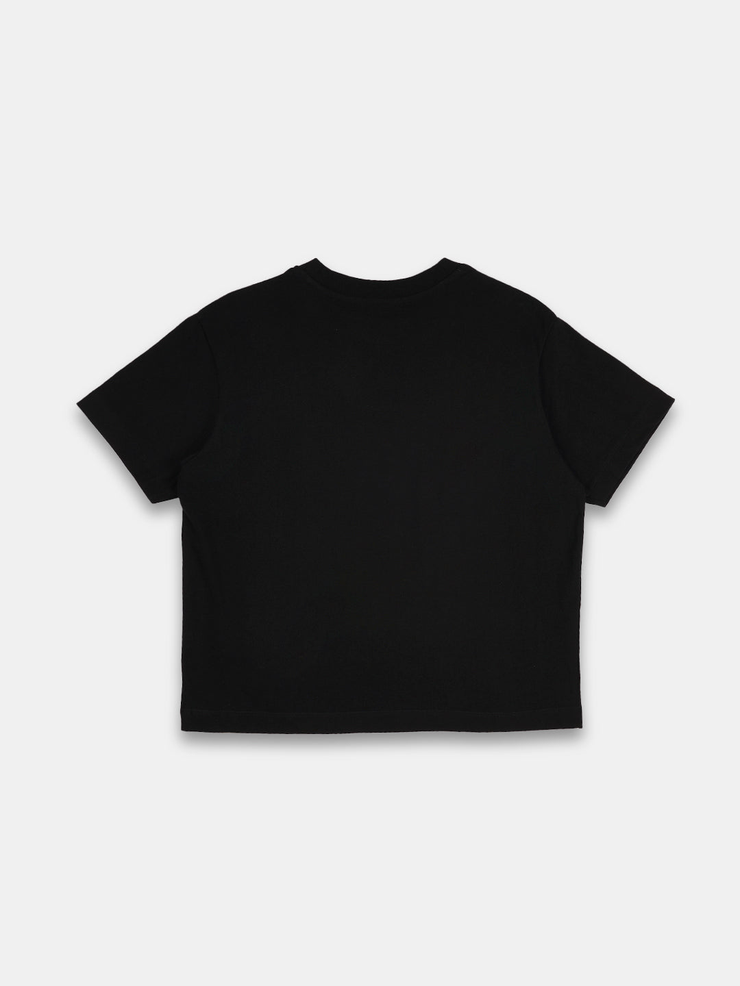 Women's 100% Organic Cotton Regular Fit Tshirt Black