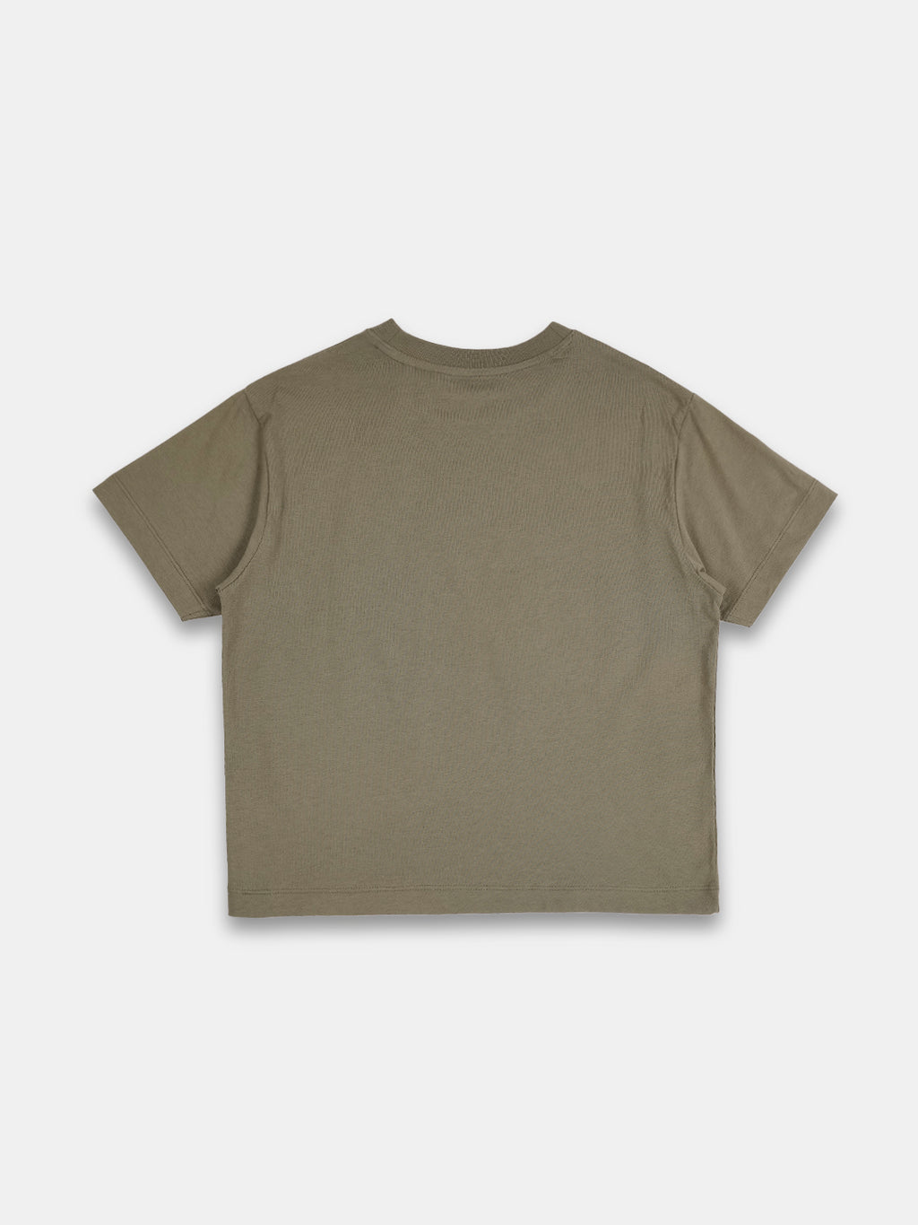 Women's Dk Olive 100% Organic Cotton Regular Fit Tshirt