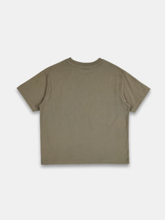 Women's Dk Olive 100% Organic Cotton Regular Fit Tshirt