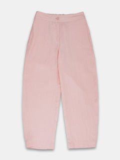 Women's Rose 100% Linen Regular Fit Pant