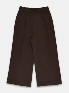 Women's Cotton Lycra Regular Fit Culotte Brown