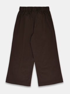 Women's Cotton Lycra Regular Fit Culotte Brown