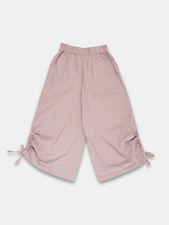 Women's Cotton Lycra Regular Fit Culotte Rose