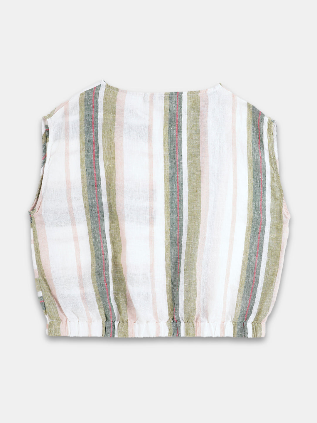 Women's 100% Linen Regular Fit Blouse Multi