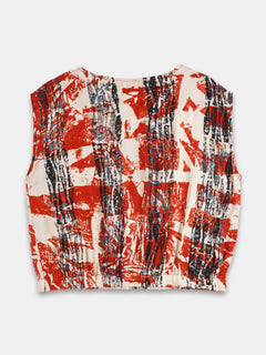 Women's Modal Viscose Regular Fit Blouse Red