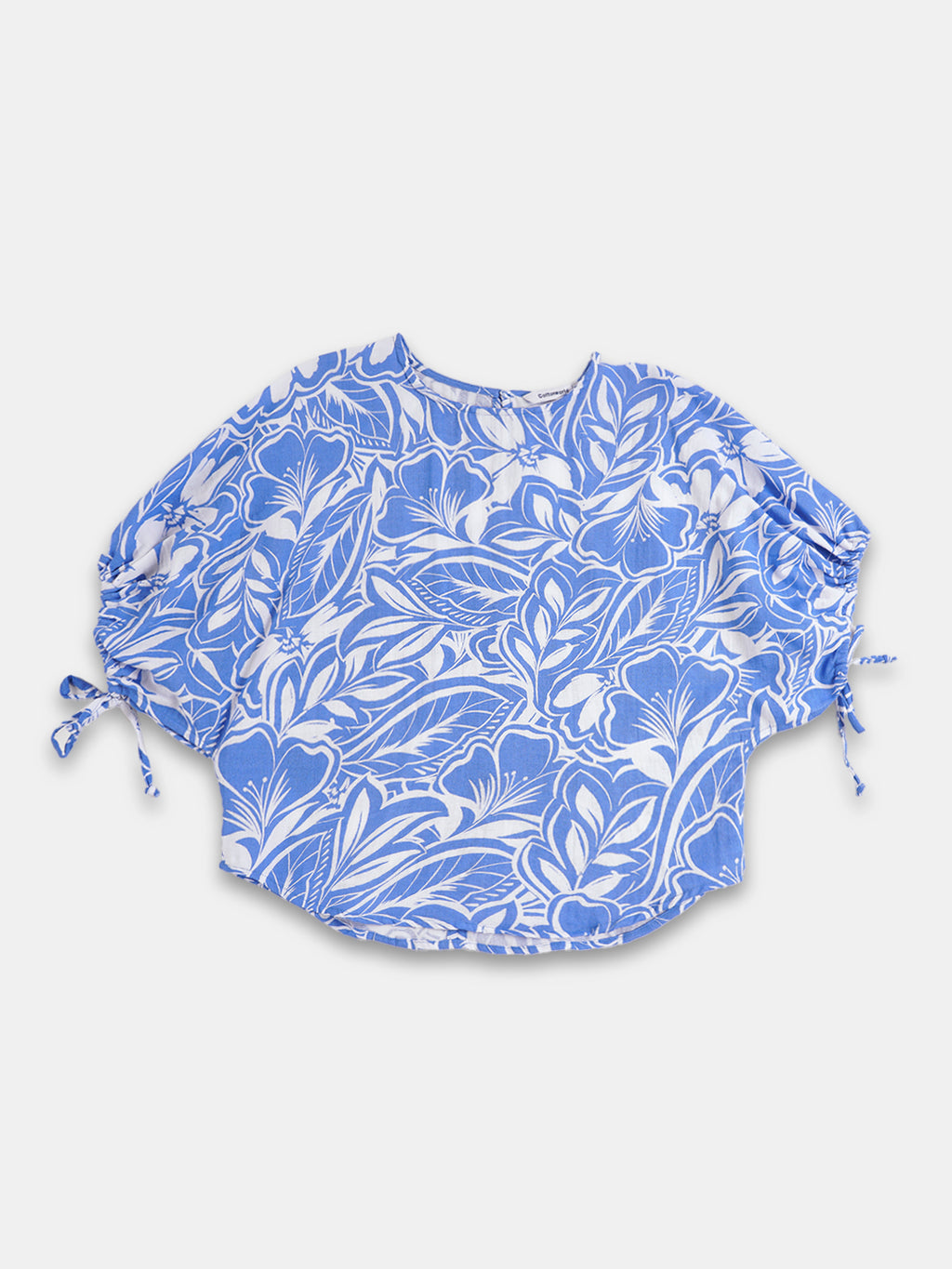 Women's 100% Cotton Regular Fit Blouse Blue