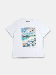 Women's White 100% Organic Cotton Regular Fit Tshirt