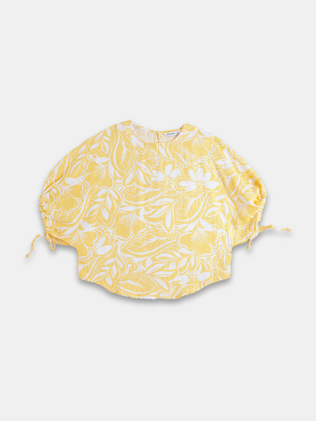 Women's 100% Cotton Regular Fit Blouse Yellow