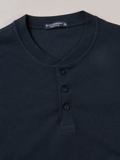 Men’s Cotton Elastane Regular Fit T-Shirt Navy