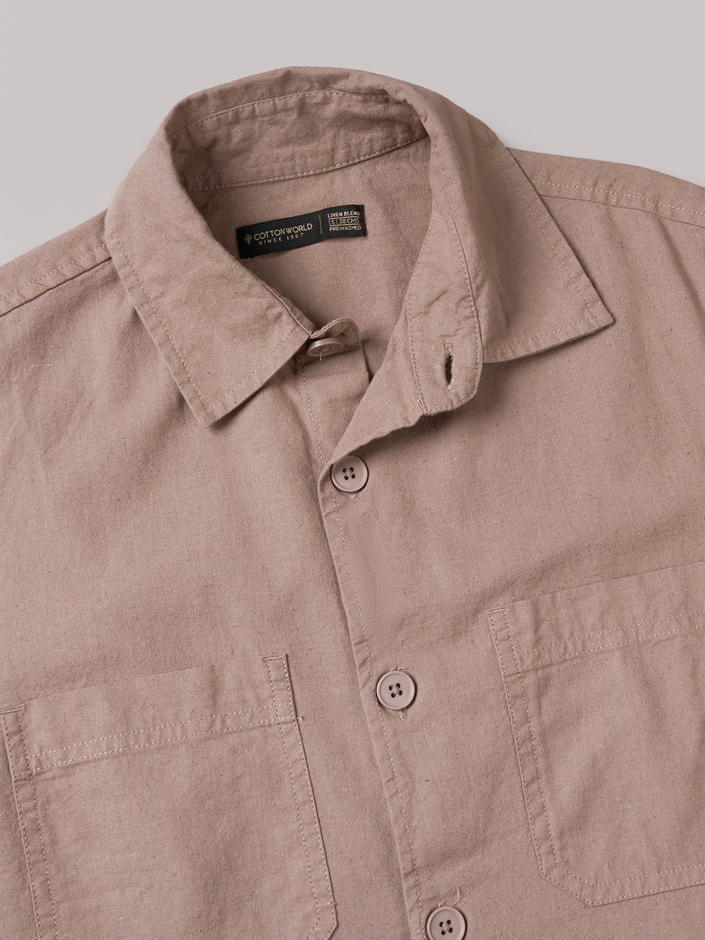 Men's Avenue Cotton Linen Regular Fit Jacket