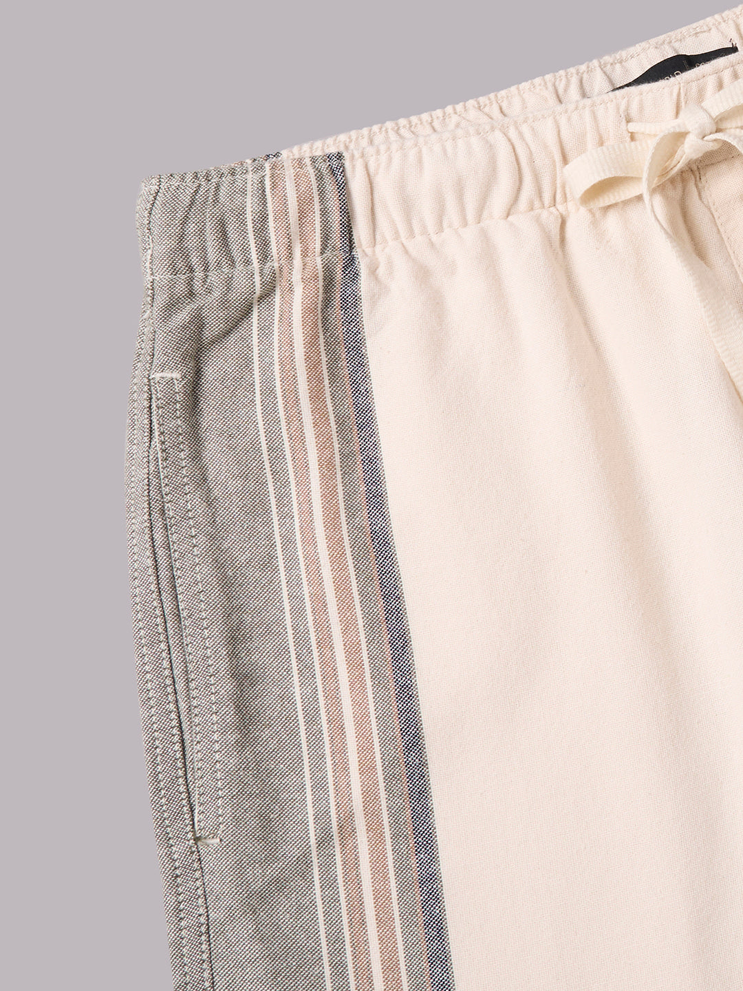 Men's Natural 100% Cotton Regular Fit Pant