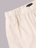 Men's Offwhite 100% Cotton Loose Fit Pant