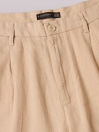 Men's Khaki 100% Cotton Loose Fit Pant