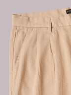 Men's Khaki 100% Cotton Loose Fit Pant