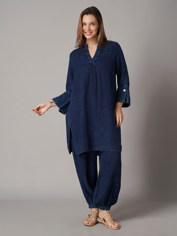 Women's Denim 100% Cotton Regular Fit Blouse