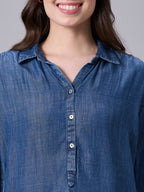 Women's Denim 100% Tencel Regular Fit Blouse