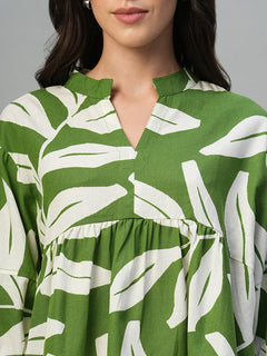 Women’s Viscose Regular Fit Blouse Green