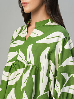 Women’s Viscose Regular Fit Blouse Green