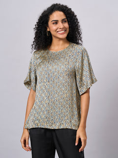 Women’s Modal Viscose Regular Fit Blouse Multi
