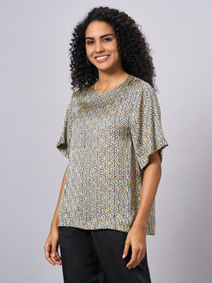 Women’s Modal Viscose Regular Fit Blouse Multi