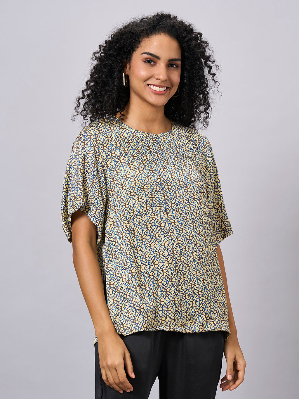 Women's Multi Modal Viscose Regular Fit Blouse