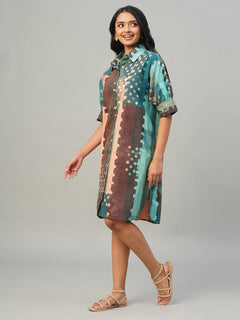 Women’s Cotton Boxy Fit Dress Multi