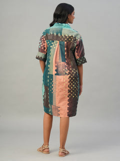 Women’s Cotton Boxy Fit Dress Multi