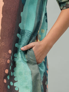 Women’s Cotton Boxy Fit Dress Multi