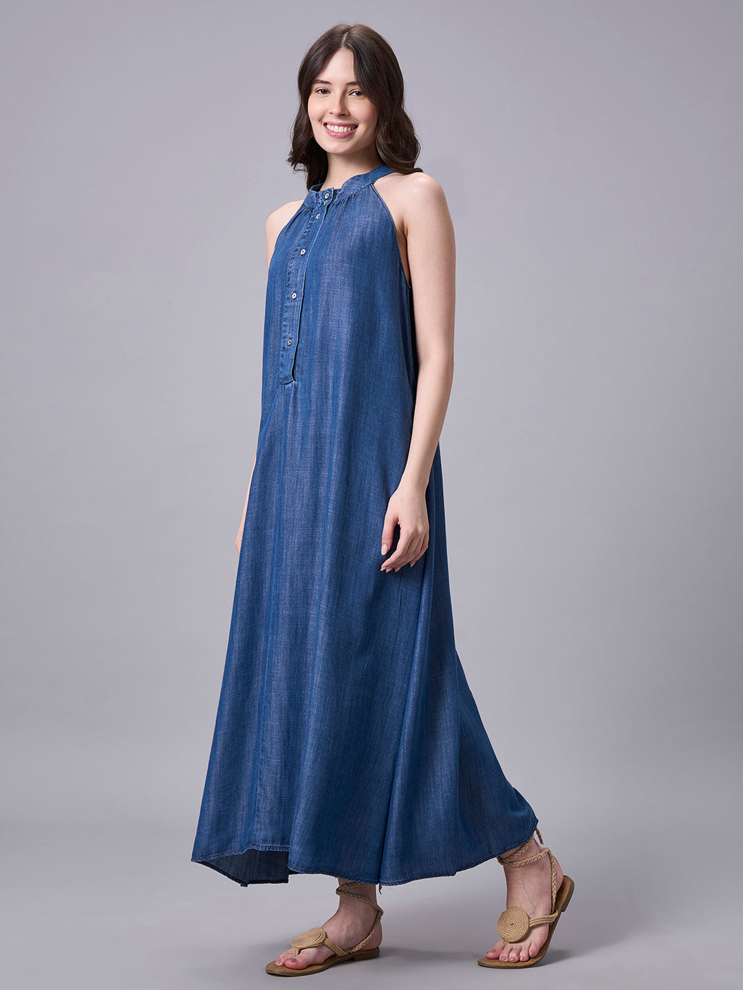 Women's Denim 100% Tencel Regular Fit Dress