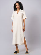 Women's Natural 100% Cotton Regular Fit Dress