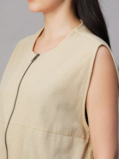 Women's 100% Cotton Boxy Fit Jacket Corduroy Offwhite