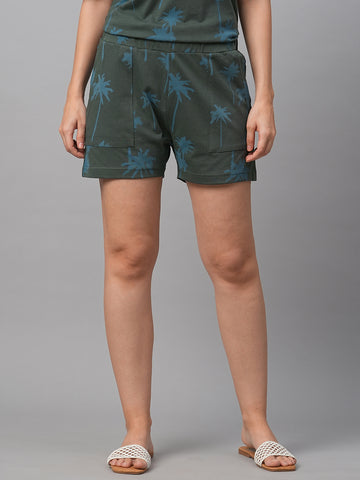 Women’s Cotton Regular Fit Short Moss