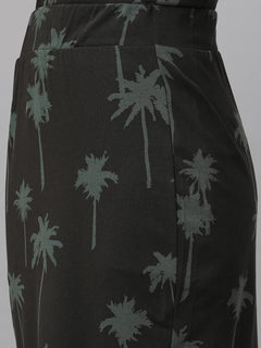 Women’s Cotton Slim Fit Skirt Dark Grey