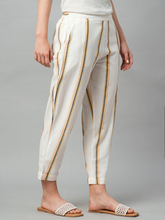 Women’s Cotton Linen Regular Fit Pant Natural
