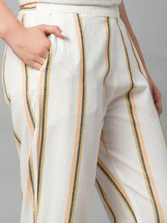 Women’s Cotton Linen Regular Fit Pant Natural