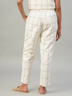 Women’s Cotton Regular Fit Pant Natural Black
