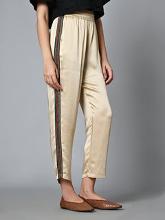 Women’s Modal Regular Fit Printed Pant Blue