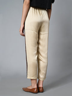 Women’s Modal Regular Fit Printed Pant Blue